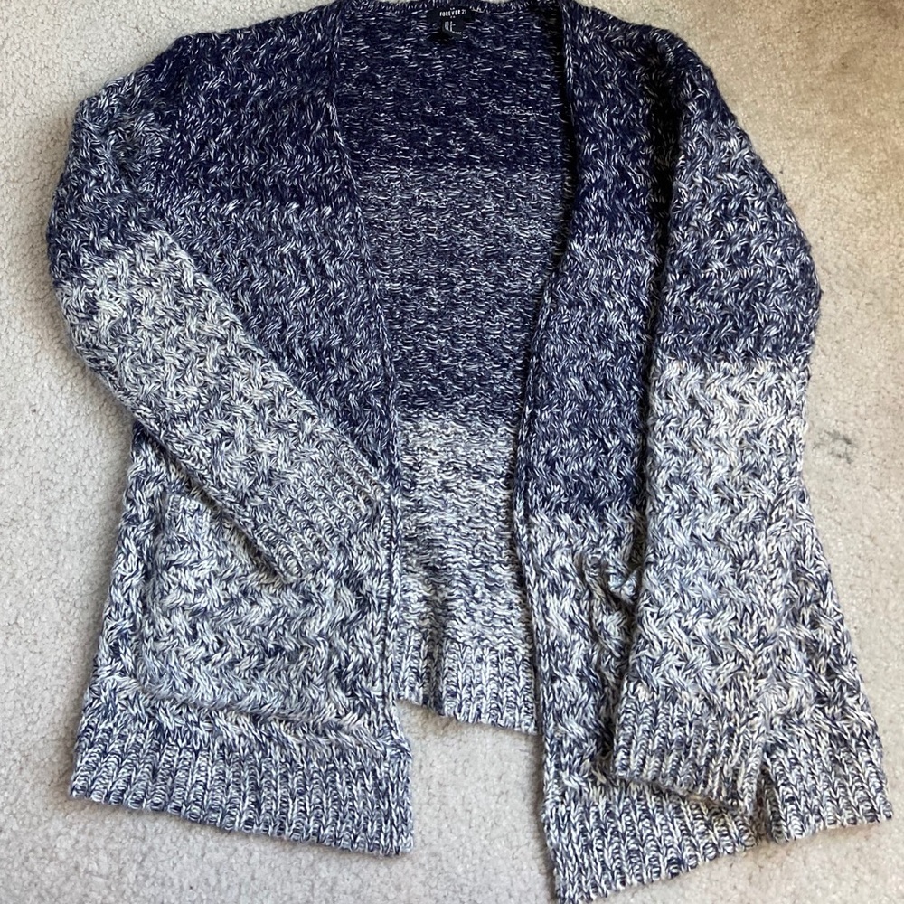 Navy blue cardigan